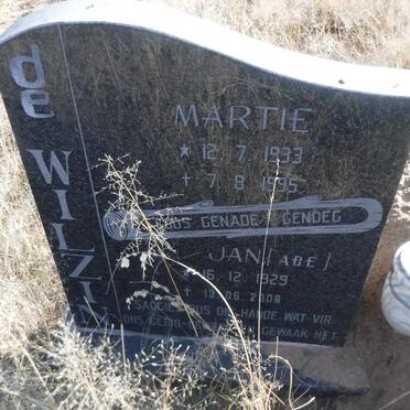 WILZIN Jan, de 1929-2006 &amp; Martie 1933-1995