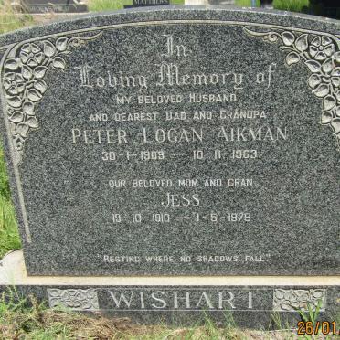 WISHART Peter Logan Aikman 1909-1963 &amp; Jess 1910-1979