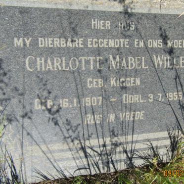 WILLE Charlotte Mabel nee KIGGEN 1907-1955