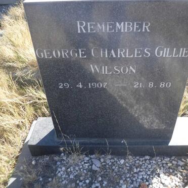 WILSON George Charles Gillies 1907-1980