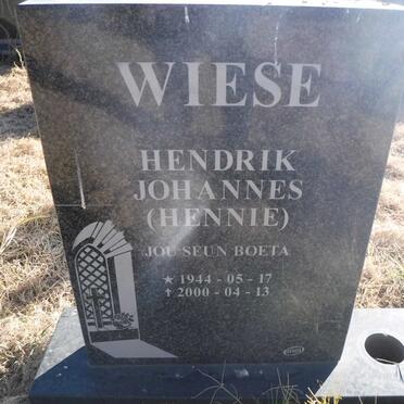 WIESE Hendrik Johannes 1944-2000