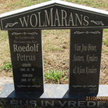 WOLMARANS Roedolf Petrus 1945-2008