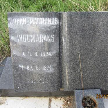 WOLMARANS Johan Marthinus 1924-1974