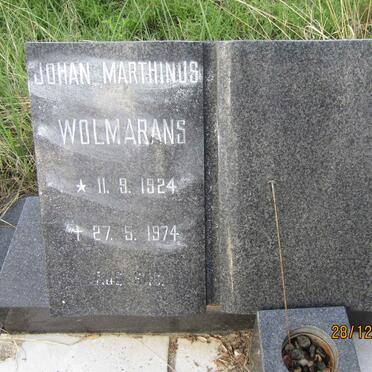 WOLMARANS Johan Marthinus 1924-1974