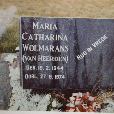 WOLMARANS Maria Catharina nee VAN HEERDEN 1944-1974