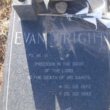 WRIGHT Evan 1972-1993