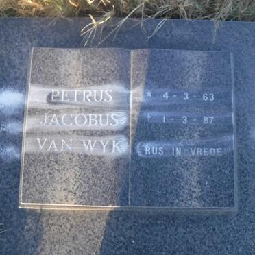 WYK Petrus Jacobus, van 1963-1987