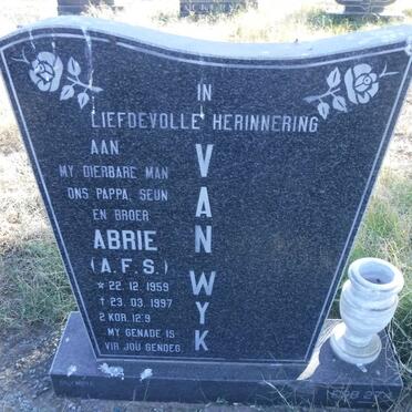 WYK A.F.S., van 1959-1997