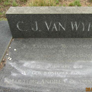 WYK C.J., van 1925-1968