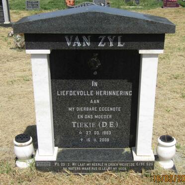 ZYL D.E., van 1963-2008