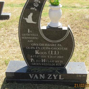 ZYL J.J., van 1931-2007