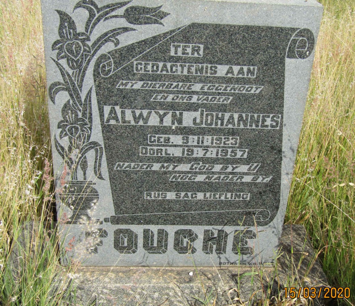 FOUCHE Alwyn Johannes 1923-1957