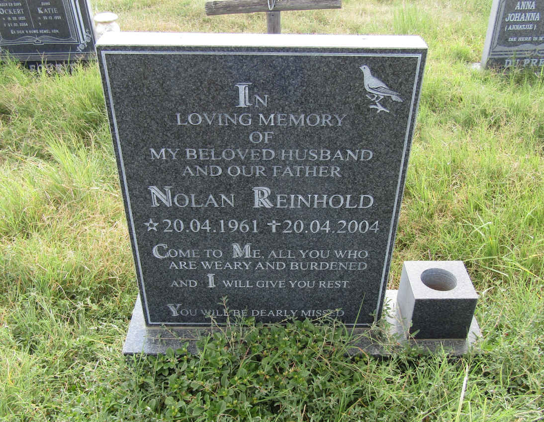 REINHOLD Nolan 1961-2004