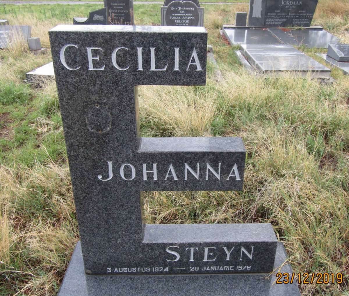 STEYN Cecilia Johanna 1924-1978