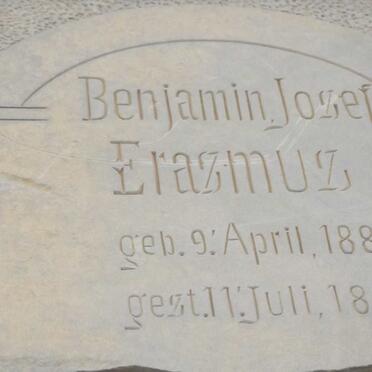 ERASMUS Benjamin Josef 1880-1882