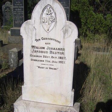 BESTER Willem Johannes Jakobus 1867-1921