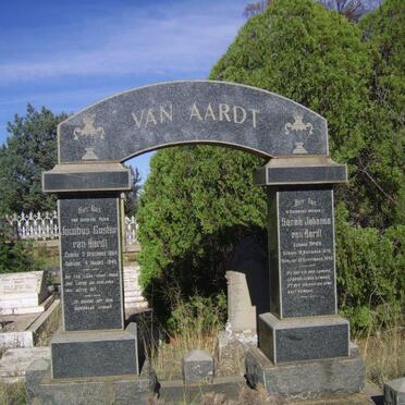 AARDT Jacobus Gustav, van 1864-1948 &amp; Sarah Johanna SPIES 1870-1940