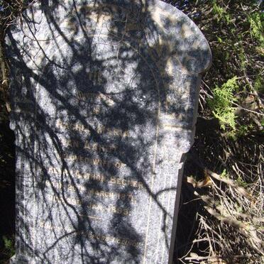 BECKER Rachel Maria nee VAN AARDT 1871-1899