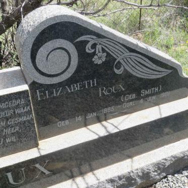 ROUX Cornelis Andreas 1887-1953 &amp; Elizabeth SMITH 1885-1981