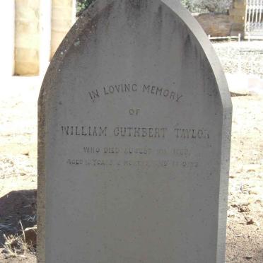 TAYLOR William Cuthbert -1889