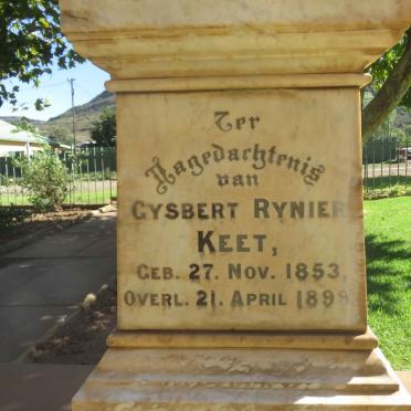 KEET Gysbert Rynier 1853-1899