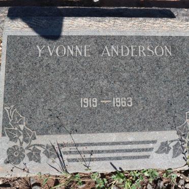 ANDERSON Yvonne 1919-1963