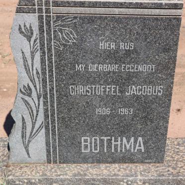 BOTHMA Christoffel Jacobus 1906-1963