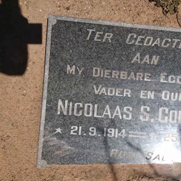 COETZEE Nicolaas S. 1914-1975