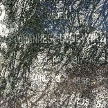 DYK Johannes Lodewikus, van 1917-1958 &amp; Wilhelmina Christoffelina PRINSLOO 1918-19?0