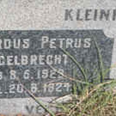 ENGELBRECHT Gerhardus Petrus 1923-1924 :: SCHOONRAAD Eliza 1924-1924