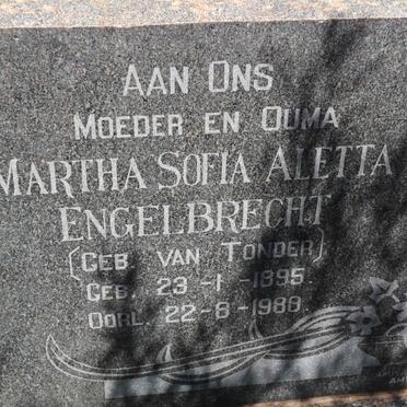 ENGELBRECHT Simon Christoffel 1892-1963 &amp; Martha Sofia Aletta VAN TONDER 1895-1988