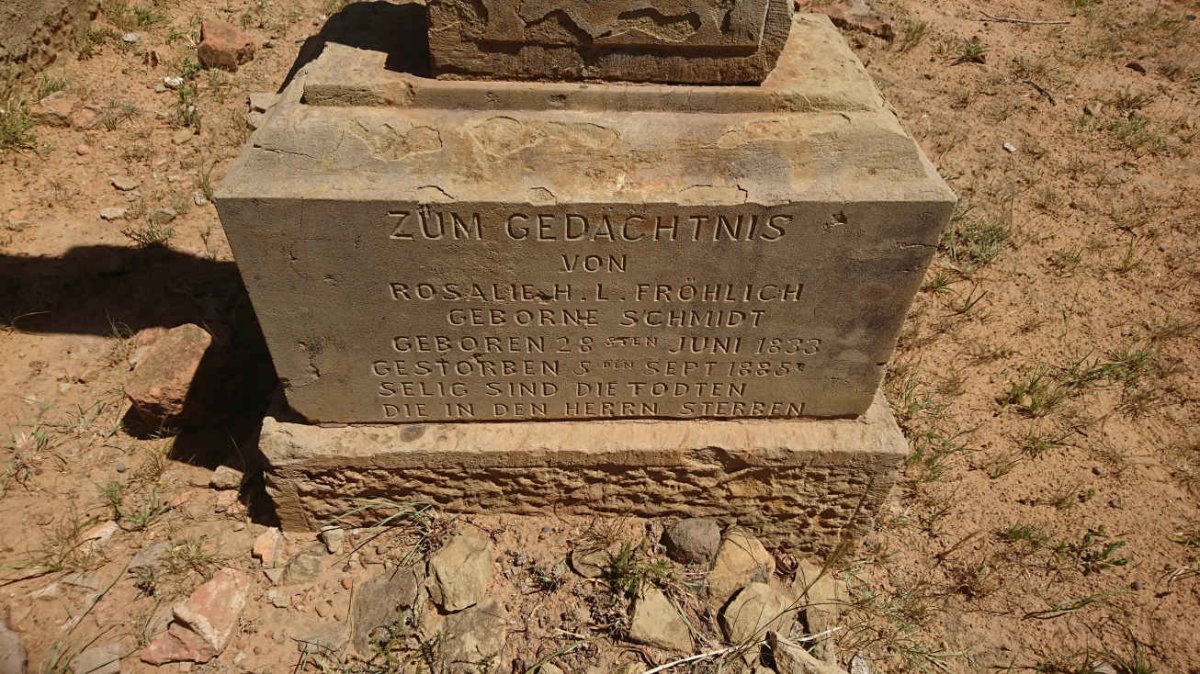 FRÖHLICH Rosalie H.L. nee SCHMIDT 1833-1885