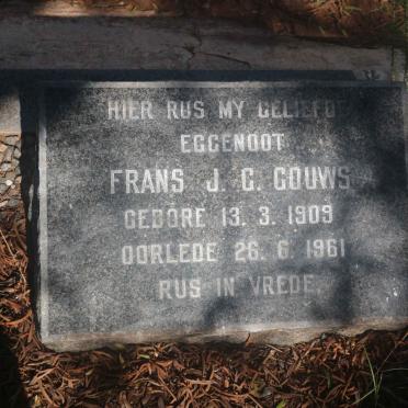 GOUWS Frans J.G. 1909-1961