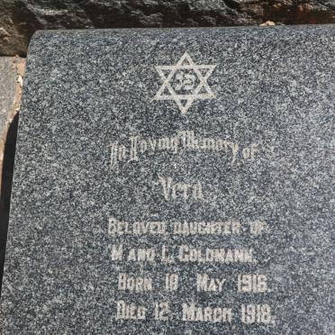 GOLDMANN Vera 1916-1918