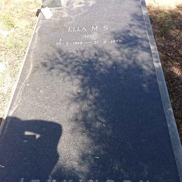 JENKINSON Ella M.S. nee NEL 1908-1970