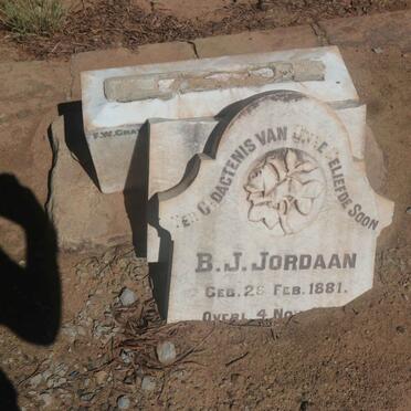 JORDAAN B.J. 1881-