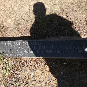 LABUSCHAGNE J.H. 1896-1966 &amp; A.E.A. MAGNUS 1898-1970