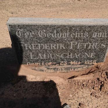 LABUSCHAGNE Frederik Petrus -1958