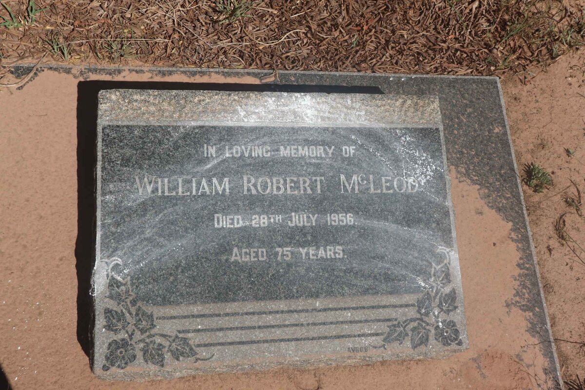 McLEOD William Robert -1956