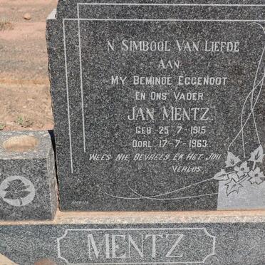 MENTZ Jan 1915-1963