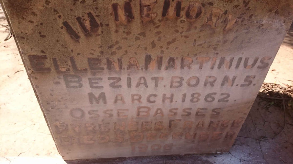MARTINIUS Ellena nee BEZIAT 1862-1906