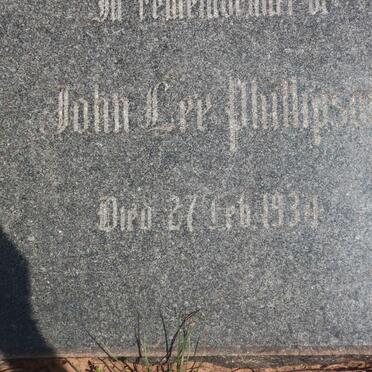 PHILLIPSON John Lee -1934