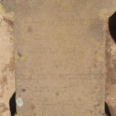 POTGIETER Jacobus M. 1920- :: POTGIETER Hester H. 1921-1921