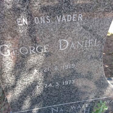 SCHOONRAAD George Daniel 1919-1973