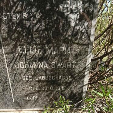 SWART Jacobus Johannes 1882-1958 &amp; Ellie Maria Johanna LABUSCHAGNE 1915-