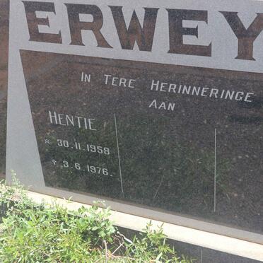 VERWEY Hentie 1958-1976