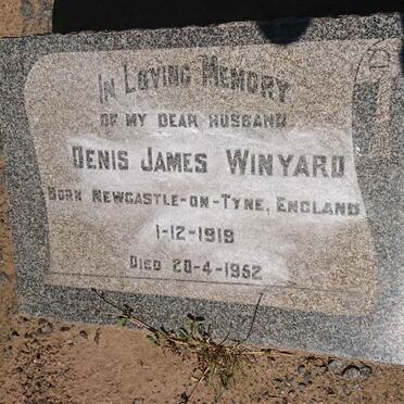 WINYARD Denis James 1919-1952