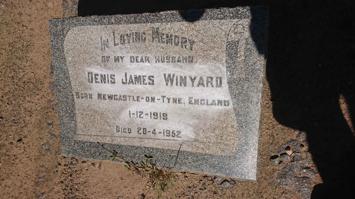 WINYARD Denis James 1919-1952