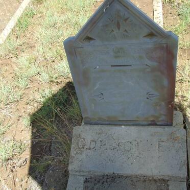 KOTZEE Gerhardus Dirk Petrus 1898-1901