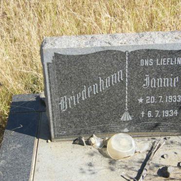 BRIEDENHANN Jannie 1933-1934